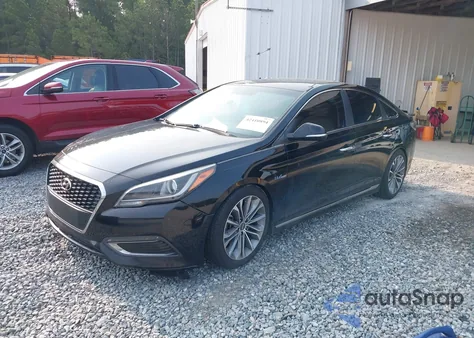 2016 Hyundai Sonata Hybrid Limited from USA, damaged, VIN KMHE34L17GA017631
